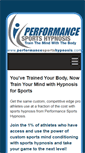 Mobile Screenshot of performancesportshypnosis.com